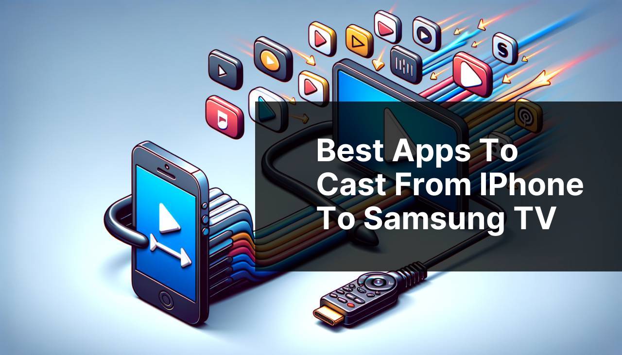 Best Apps to Cast from iPhone to Samsung TV