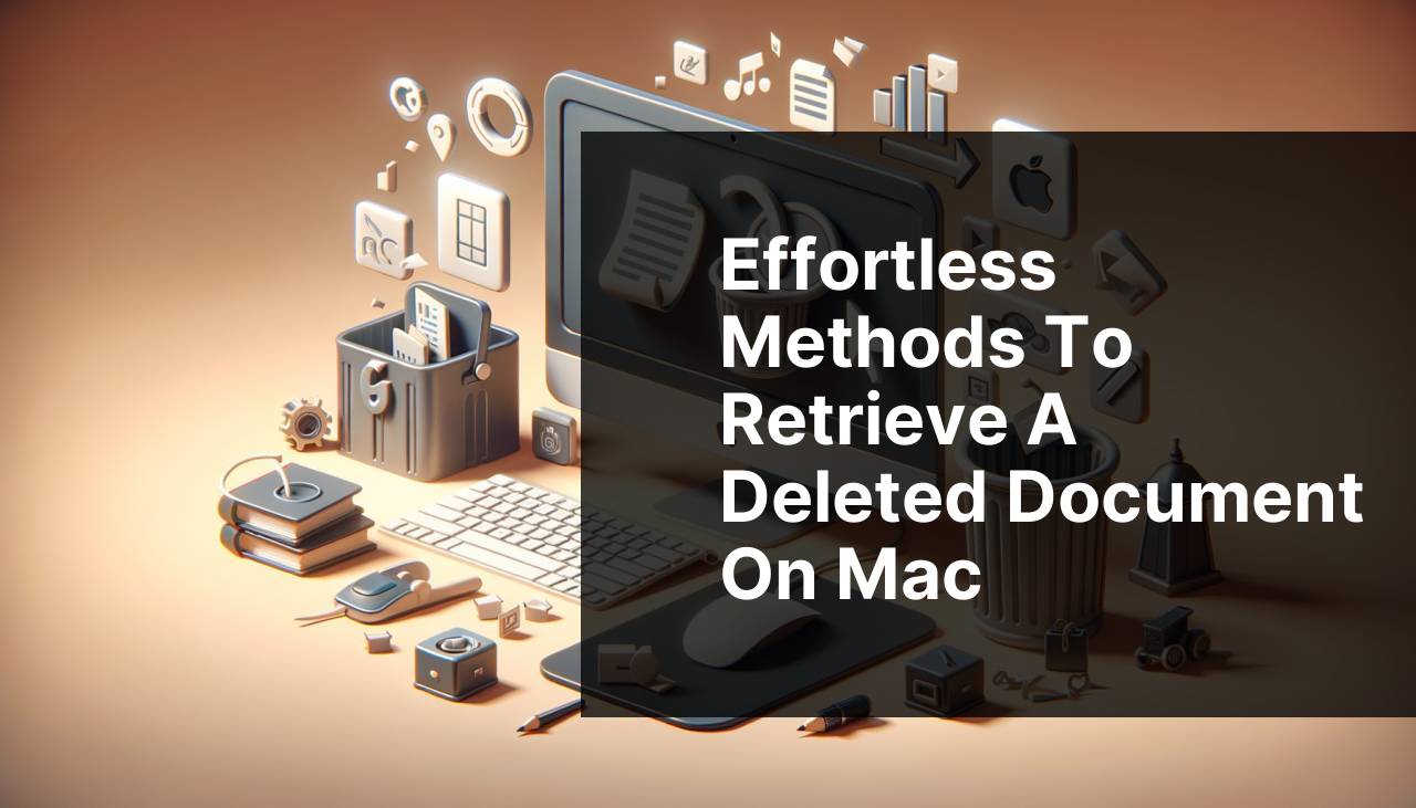 Effortless Methods to Retrieve a Deleted Document on Mac