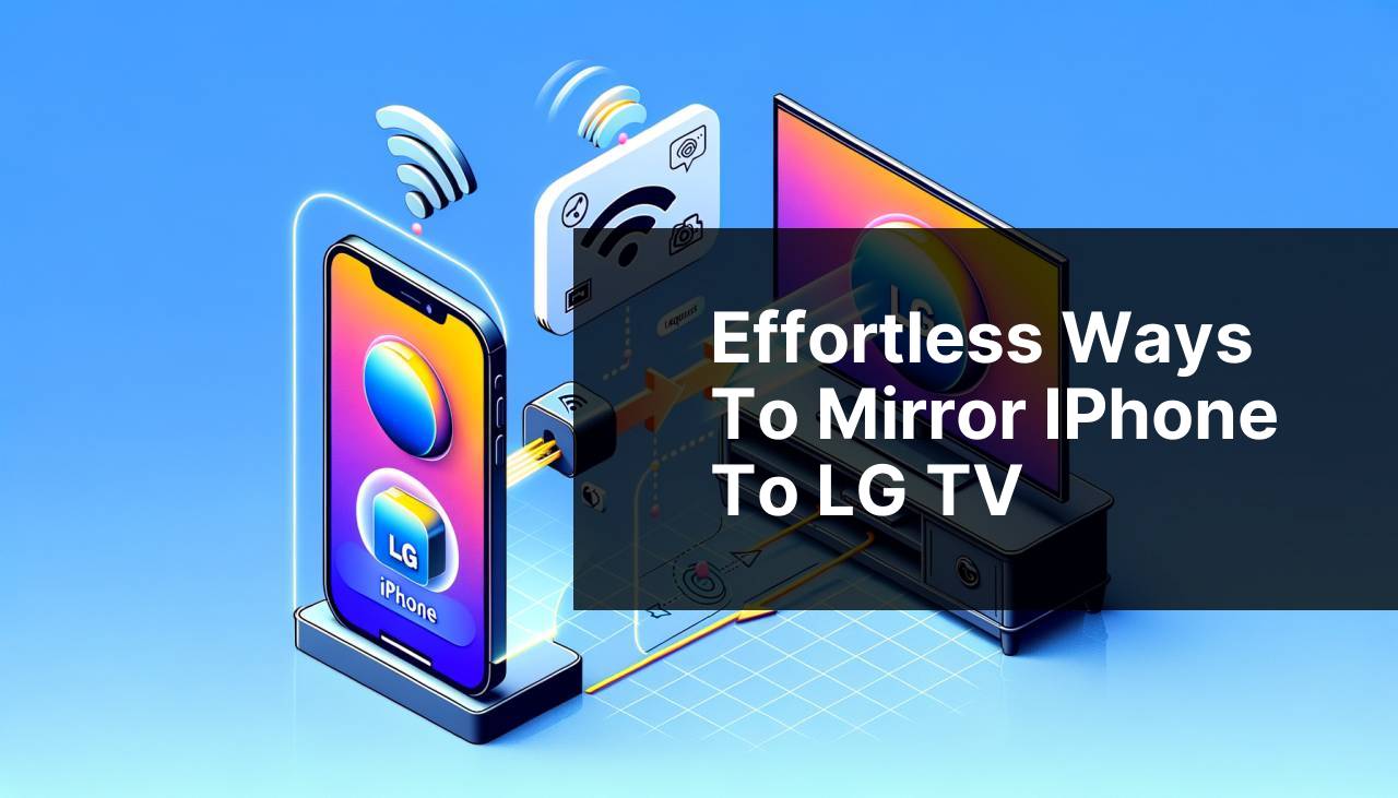 Effortless Ways to Mirror iPhone to LG TV