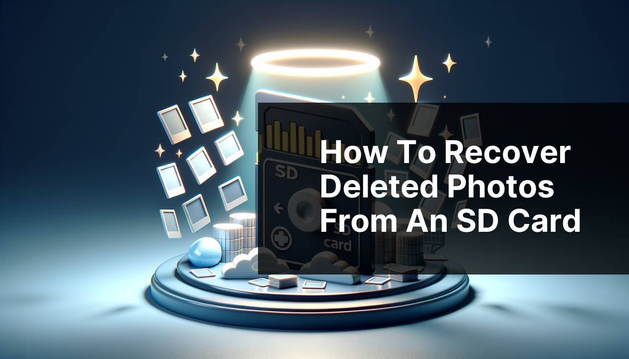 How to Recover Deleted Photos from an SD Card
