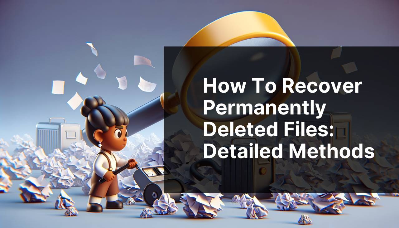 How to Recover Permanently Deleted Files: Detailed Methods