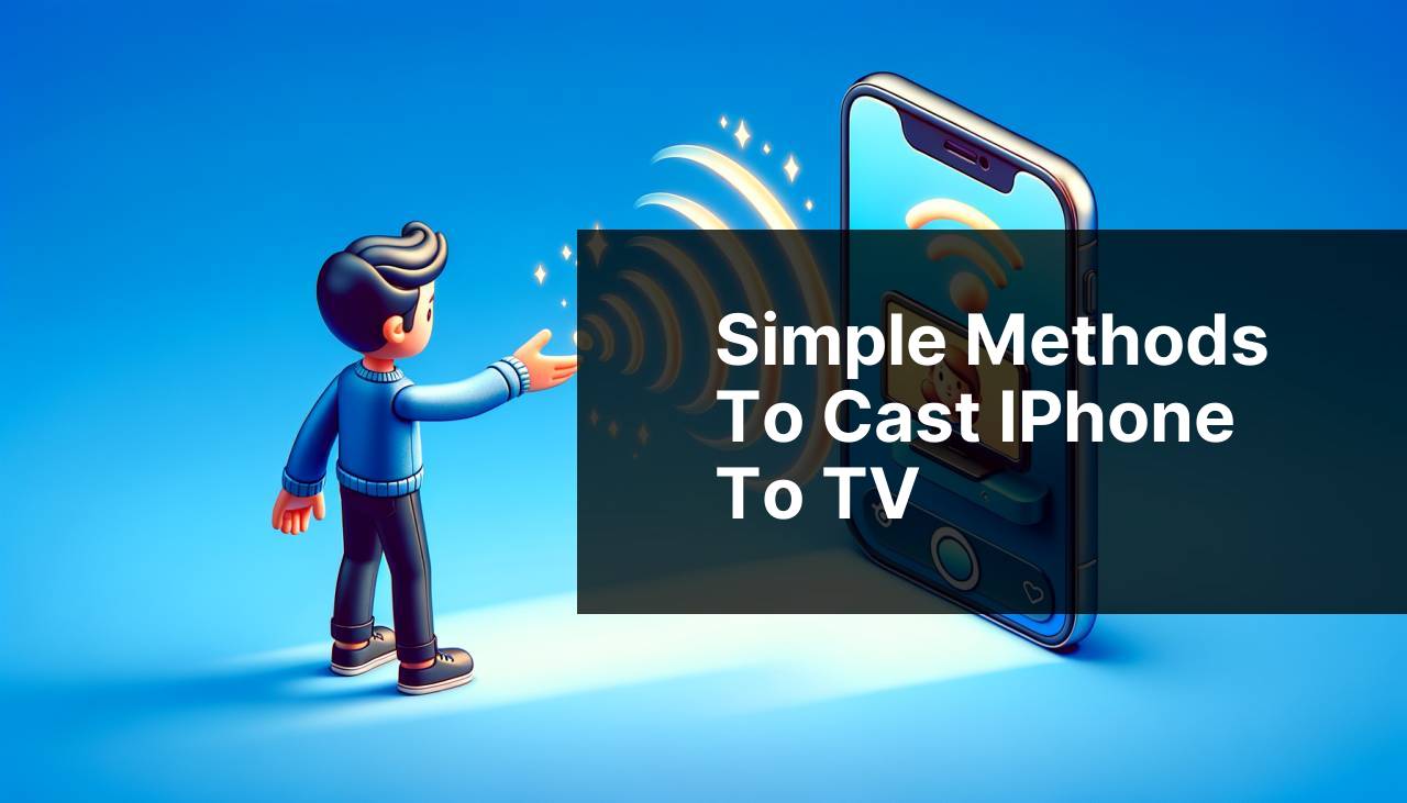 Simple Methods to Cast iPhone to TV