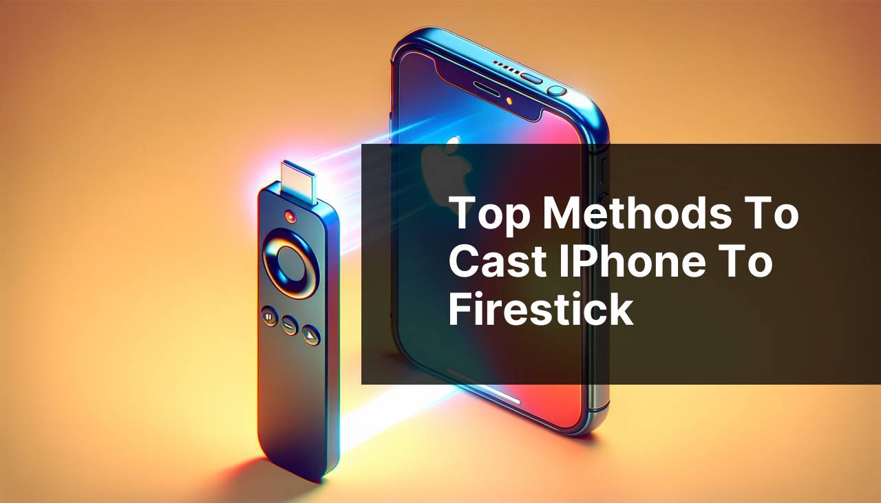 Top Methods to Cast iPhone to Firestick