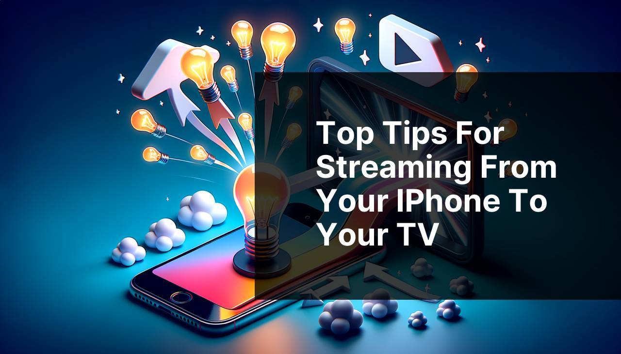 Top Tips for Streaming from Your iPhone to Your TV