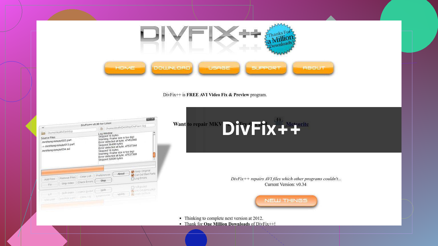 https://www.divfix.org screenshot