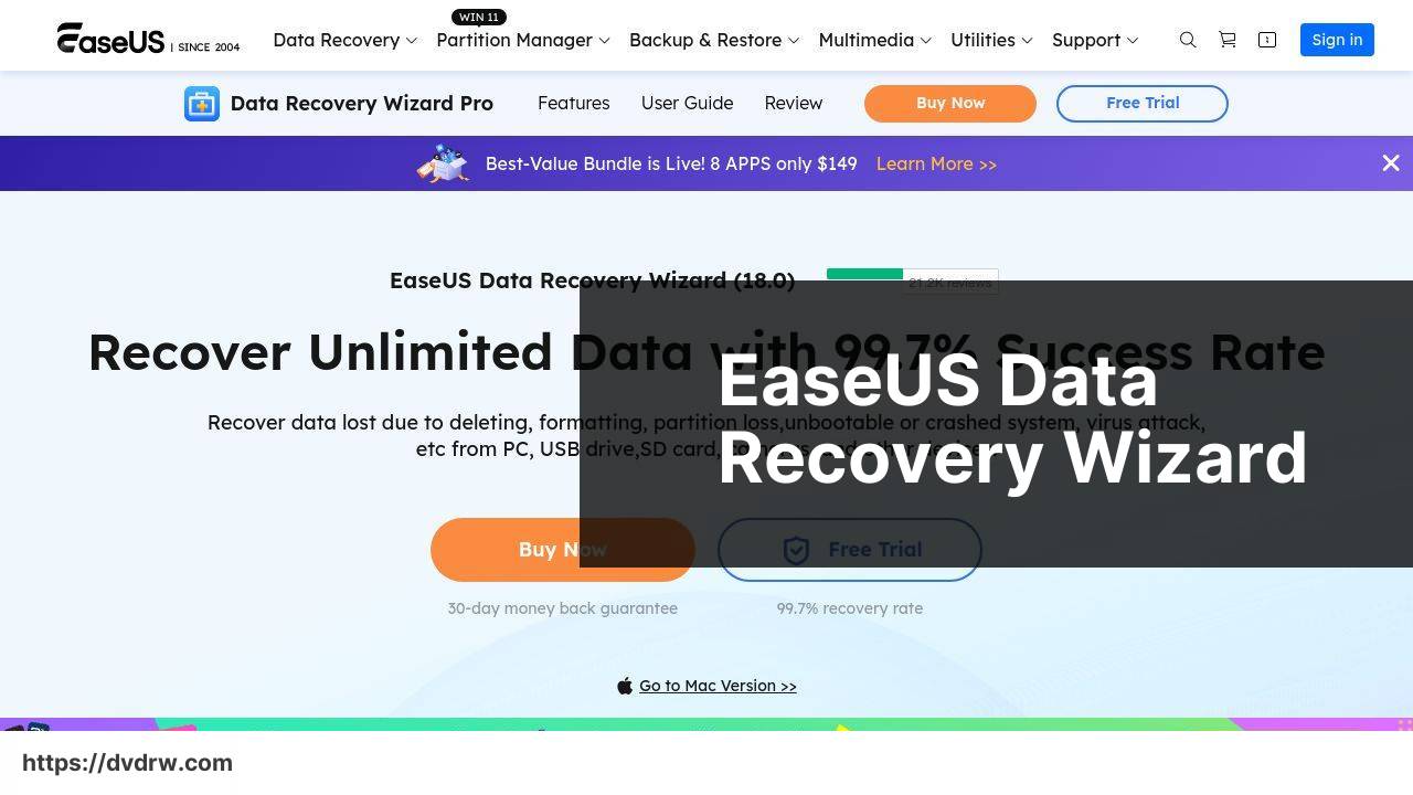 https://www.easeus.com/datarecoverywizard/ screenshot