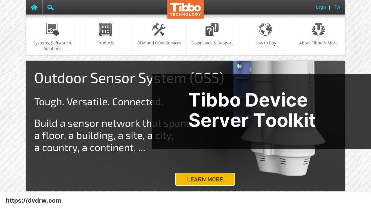 https://www.tibbo.com screenshot