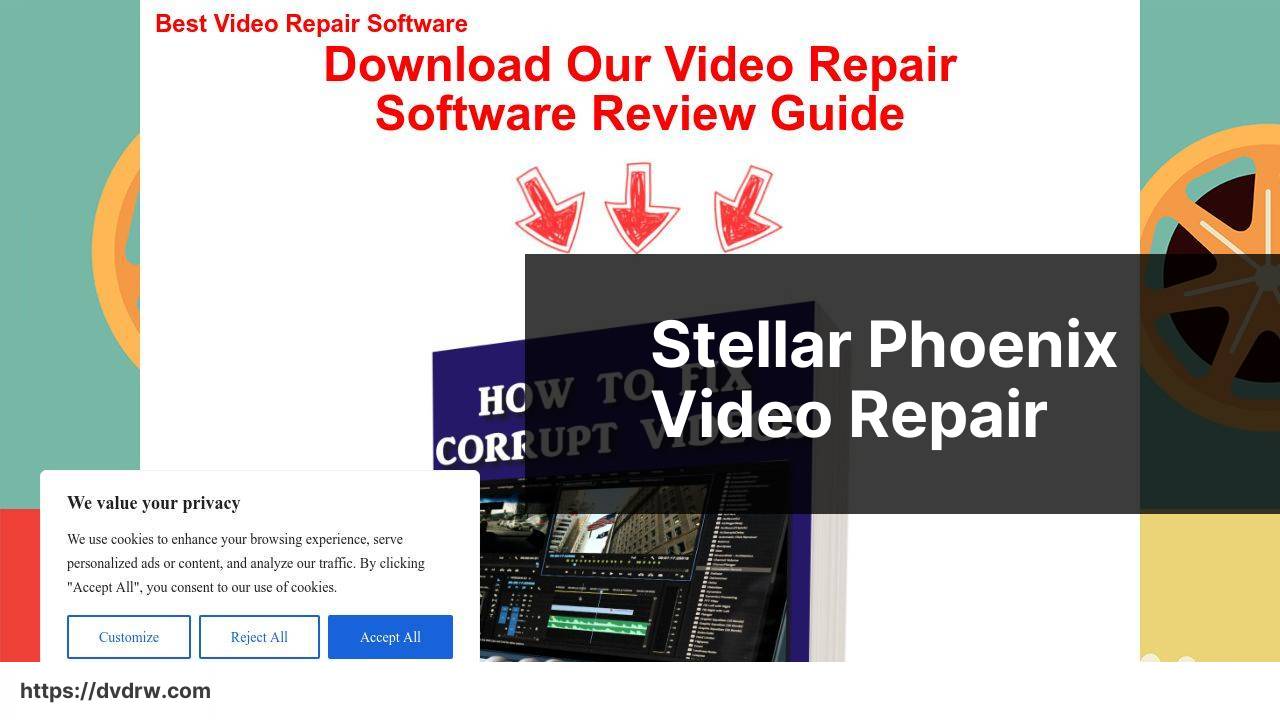 https://www.videorepairsoftware.com screenshot